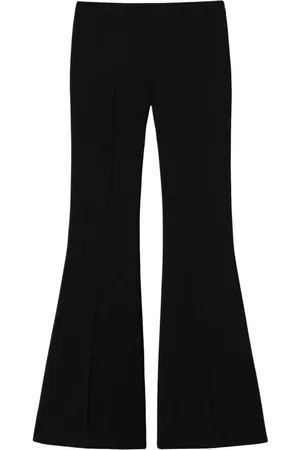 Twin-Set Bukser, Dame, Sort, 2XS, Polyester, Sorte Flare Bukser