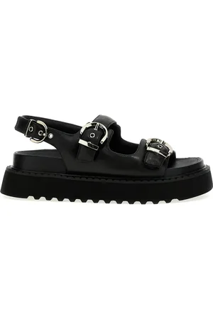 Pinko Sko, Dame, Sort, 41 EU, Læder, Kate Sandal 03
