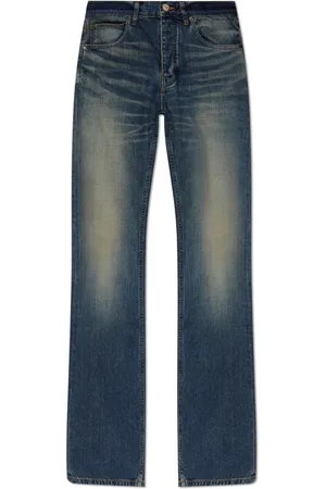 Balenciaga Jeans, Dame, Blå, M, Bomuld, Jeans med vintageeffekt