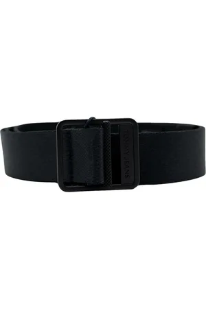 Tommy Hilfiger Tilbehør, unisex, Sort, 85 CM, Afslappet Sort Bælte