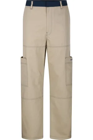 OFF-WHITE Bukser, Herre, , S, Bomuld, Creme Brule Straight Cargo Pant