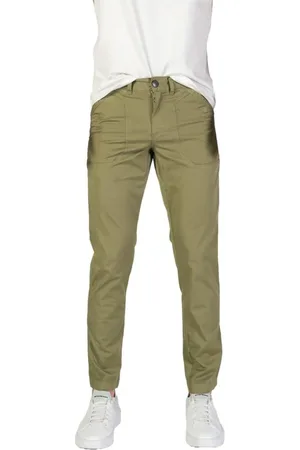 RefrigiWear Bukser, Herre, Grøn, W30, Bomuld, Grøn Bomuld Regular Fit Bukser