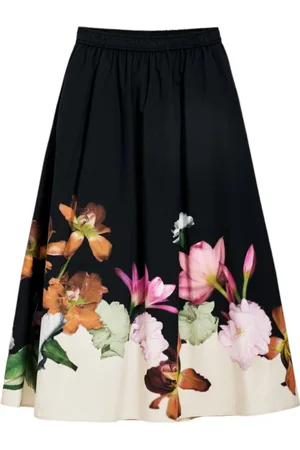 Desigual Nederdel, Dame, Sort, XS, Bomuld, Lange bomuld nederdele til kvinder