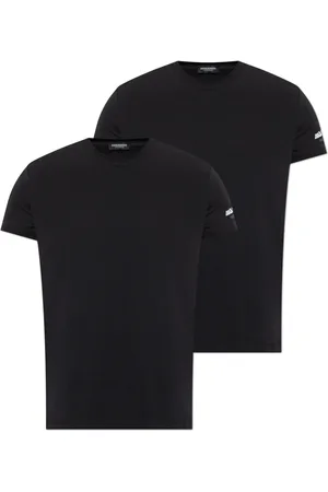 Dsquared2 Top, Herre, Sort, 3XS, Bomuld, To-pak T-shirts