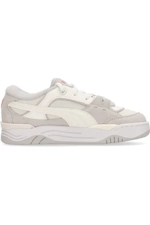 PUMA Sko, Dame, Grå, 37 EU, Læder, Varm Hvid Skate Sko Kvinder
