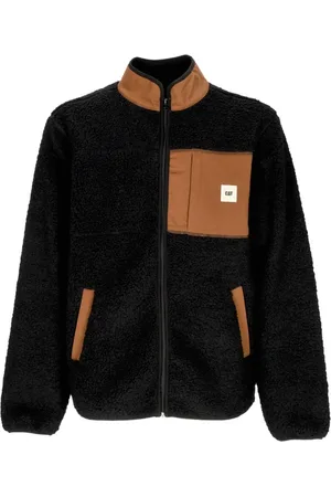 Caterpillar Sport, Herre, Sort, S, Uld, Sherpa Zip Jakke Sort