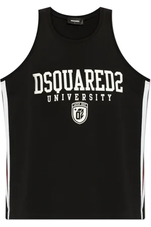 Dsquared2 Top, Herre, Sort, L, Bomuld, Ærmeløs T-shirt