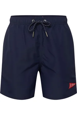 Superdry Badetøj, Herre, Blå, S, Polyester, Polyester Badetøj Kollektion til Mænd
