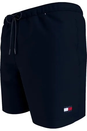 Tommy Hilfiger Badetøj, Herre, Blå, S, Uld, Herre Badebukser Crinkle Blå