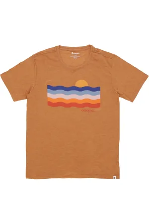 COTOPAXI Top, Herre, Brun, XL, Bomuld, Disco Wave Tee Saddle T-Shirt