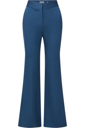 VERONICA BEARD Bukser, Dame, Blå, L, Polyester, Skræddersyet Lebone Bukser Stenblå