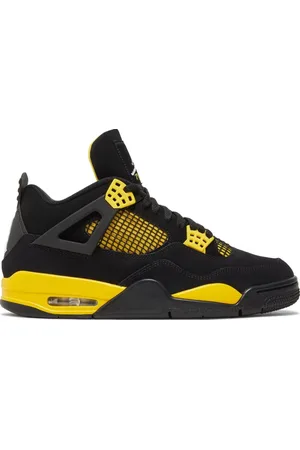 Jordan Sko, Herre, Sort, 37 1/2 EU, Læder, Retro Thunder 2023 Sneakers
