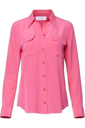 Equipment Bluser & Skjorter, Dame, Lyserød, S, Silk Signature Skjorte