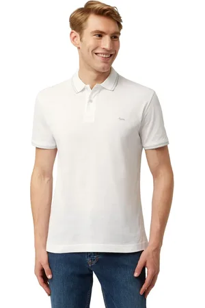 HARMONT&BLAINE Top, Herre, Hvid, XL, Bomuld, Hvid