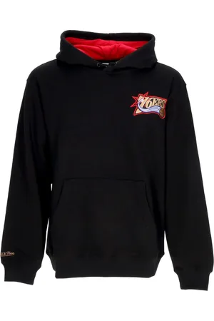 Mitchell & Ness Sweathshirts & Hoodies, Herre, Sort, XL, Bomuld, NBA Premium Fleece Vintage Logo Hoodie