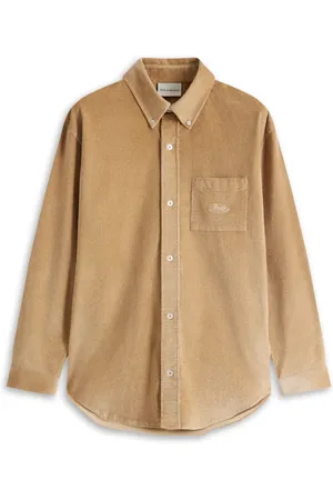 Drôle de Monsieur Skjorte, Herre, , S, Bomuld, Corduroy Skjorte
