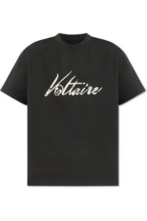 Zadig & Voltaire Top, Herre, Sort, XL, Bomuld, T-shirt med `Teddy` print
