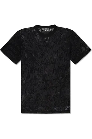 VERSACE Top, Herre, Sort, S, Blonde T-shirt