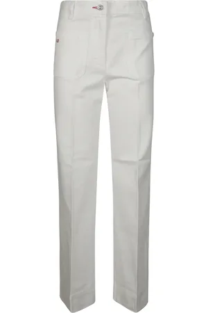 Victoria Beckham Jeans, Dame, Hvid, W26, Uld, Stilfuld Alina Jean til kvinder