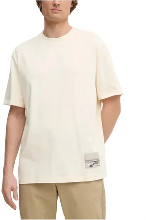 Calvin Klein Top, Herre, Hvid, XL, Bomuld, Lenticular Shoreline T-shirt
