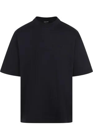 Giorgio Armani Top, Herre, Sort, S, Bomuld, Salute T-Shirt