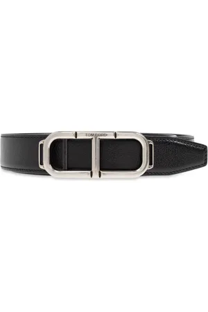 Tom Ford Tilbehør, Herre, Sort, 95 CM, Læder, Læderbælte