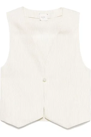 ALYSI Jakke, Dame, Hvid, XS, Hvid Åben Front Sweater