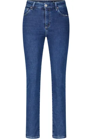 Adriano Goldschmied Jeans, Dame, Blå, W27, Klassiske Straight-Leg Jeans