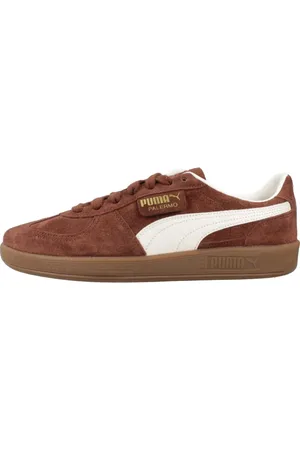 PUMA Sko, Herre, Brun, 44 EU, Uld, Stilfulde Sneakers Palermo