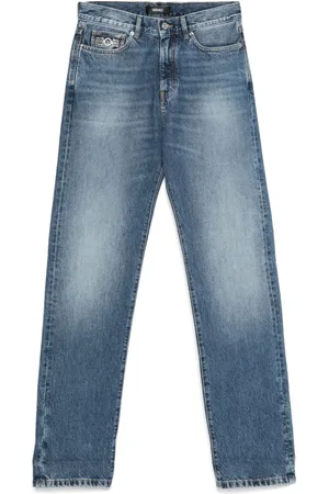 VERSACE Jeans, Herre, Blå, W32, Blå Jeans til Mænd