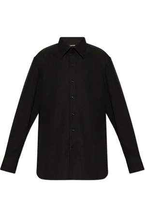 Tom Ford Skjorte, Herre, Sort, XL, Klassisk skjorte