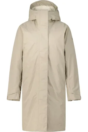 Peak Performance Frakke, Dame, , XS, Uld, Lang Parka med Skjult Lukning og Hætte
