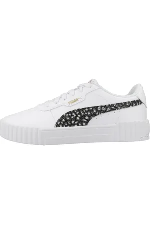 PUMA Sko, Dame, Hvid, 37 EU, Dyreprint Sneakers til Juniorer
