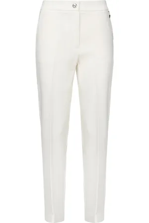 Guess Bukser, Dame, Hvid, XL, Hvide Slim Fit Bukser