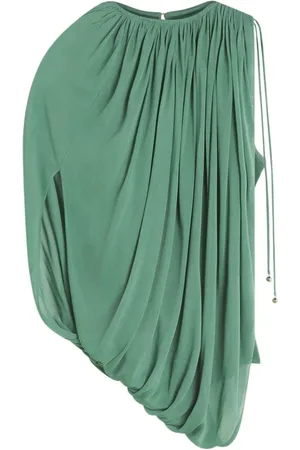 Lanvin Bluser & Skjorter, Dame, Grøn, XS, Grøn Slip-On Ærmeløs Top