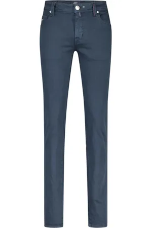 sartoria tramarossa Jeans, Herre, Blå, W40, Denim, Slim-Fit Leonardo Jeans Made in Italy