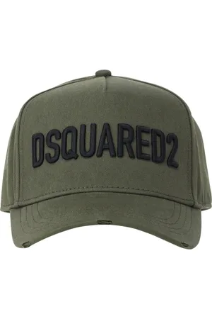 Dsquared2 Tilbehør, Herre, Grøn, ONE SIZE, Bomuld, Logo Cap med justerbar rem