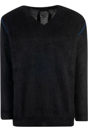 Nº21 Strik, Herre, Sort, XL, Sort Pullover Sweater til Mænd