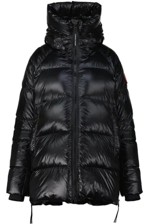 Canada Goose Jakke, Dame, Sort, XL, Uld, Blank Pufferjakke