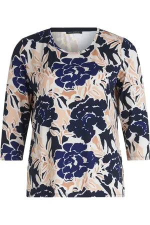 Betty Barclay Top, Dame, Flerfarvet, XL, Tyl, Blomstret Basic T-shirt