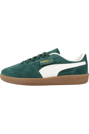 PUMA Sko, Herre, Grøn, 42 1/2 EU, Uld, Stilfulde Sneakers Palermo