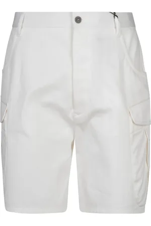 Giorgio Armani Shorts, Herre, Hvid, M, Hvide Bermuda Shorts til Sommeroutfits