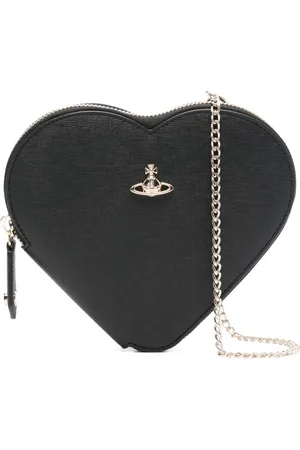 Vivienne Westwood Taske, Dame, Sort, ONE SIZE, Uld, Sort Top Lynlås Skuldertaske