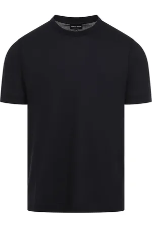 Giorgio Armani Top, Herre, Blå, 2XL, Uld, Royal T-Shirt