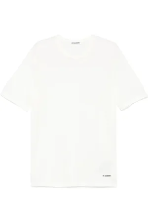 Jil Sander Top, Herre, Hvid, M, Bomuld, Hvid T-shirt og Polo