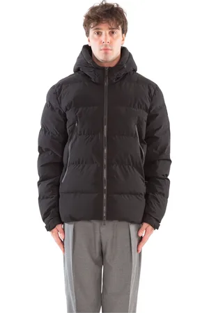 MC2 SAINT BARTH Jakke, Herre, Sort, M, Uld, Hætte Puffer Jakke