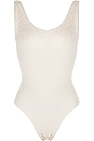 ANINE BING Badetøj, Dame, , XS, Uld, Creme Jace Stilfuld Top
