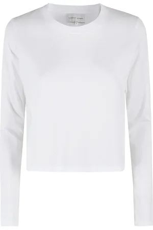 Loulou Studio Top, Dame, Hvid, XS, Uld, Stilfuld Langærmet Skjorte