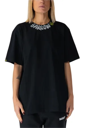 BARROW Top, Dame, Sort, L, Bomuld, Vintage Unisex T-shirt