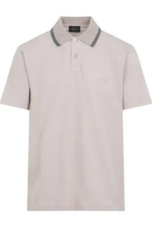 BRIONI Top, Herre, , M, Bomuld, Shell Sand Polo Shirt